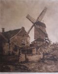 Verkocht.Weegewijs.Hendrik Weegewijs.1875-1964. De molen van Huizen. 